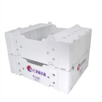 Bosca Glasraí Pacáistithe Pacáistithe Plaisteacha Roctha Hollow Ath-inúsáidte Stackable pp